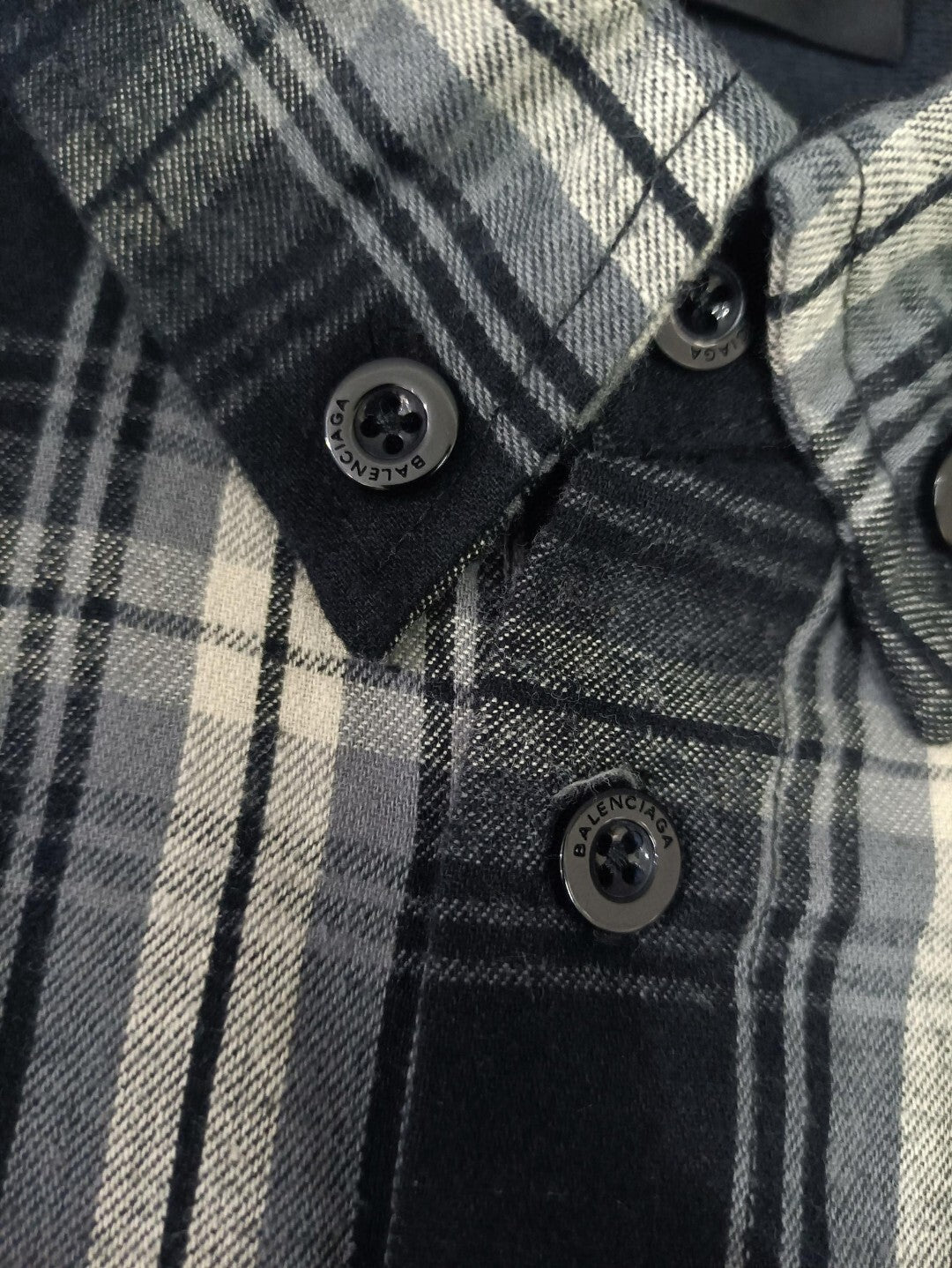 Balen - Ghostline Plaid Panel Shirt