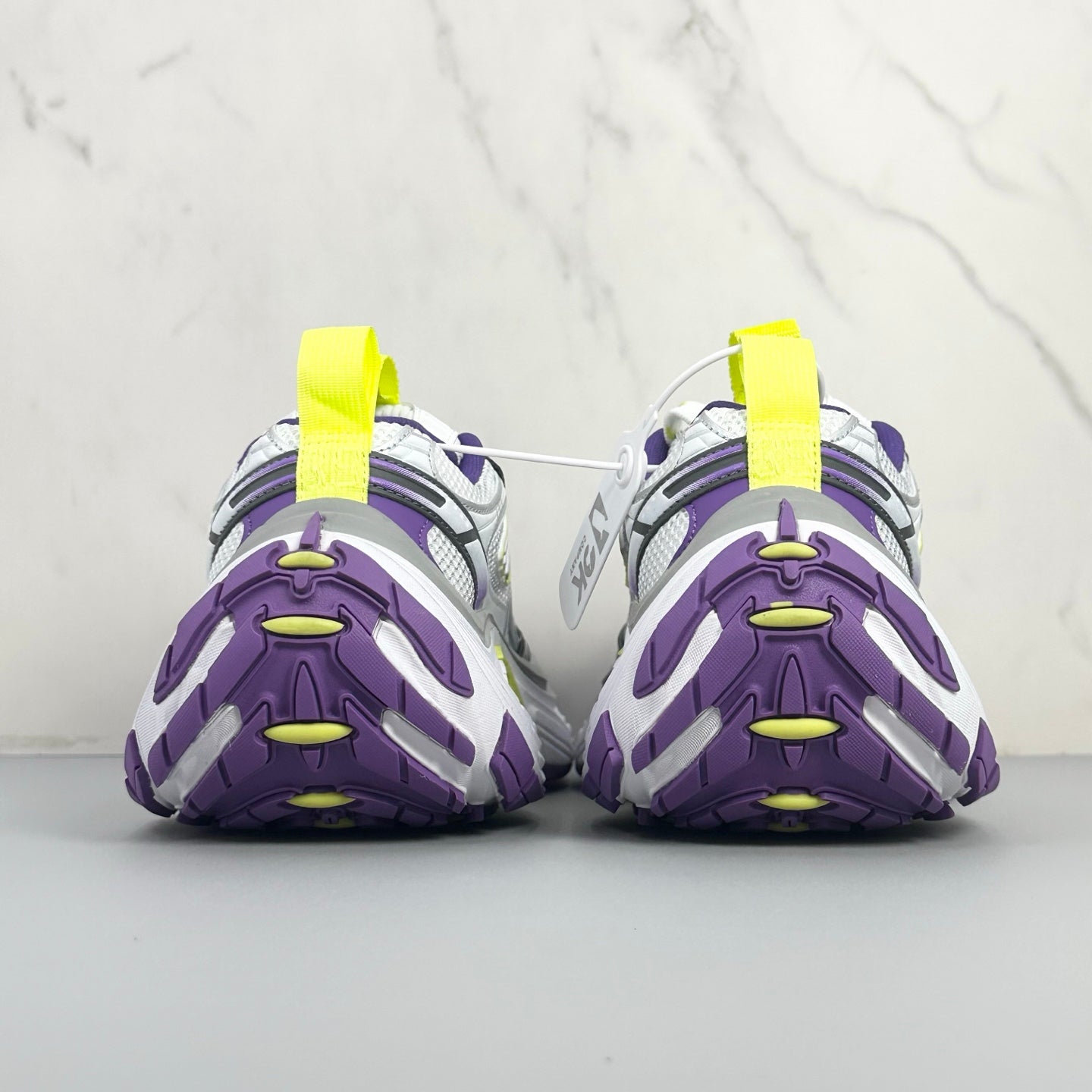 6XL Sneakers in White / Grey / Purple / Yellow