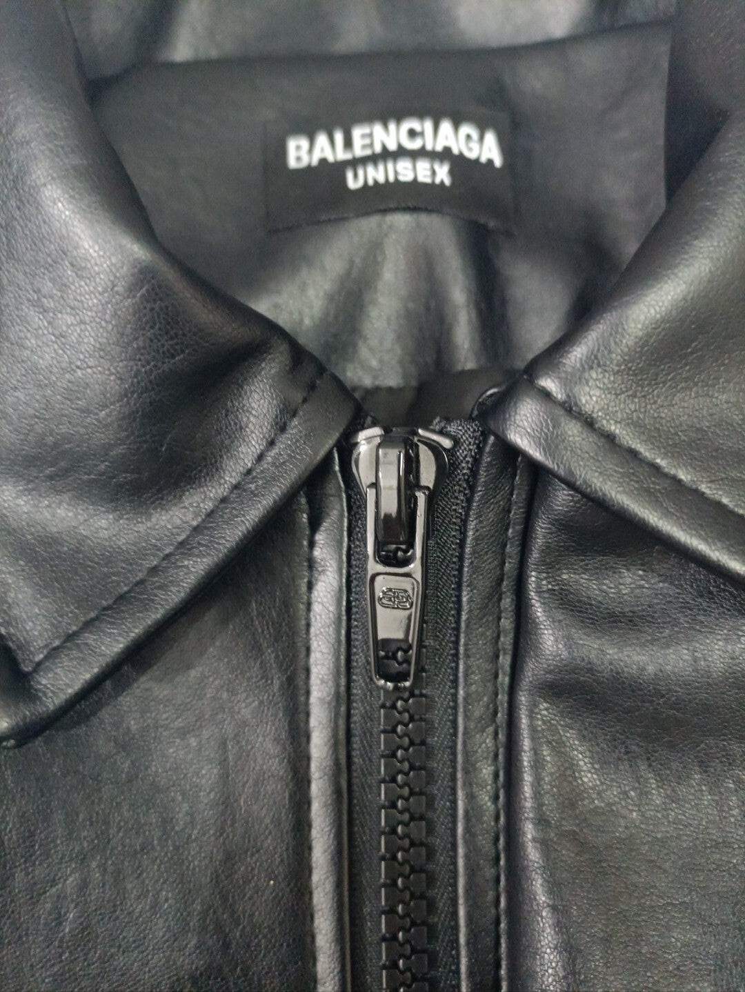 Balen - Clean-Line Leather Jacket