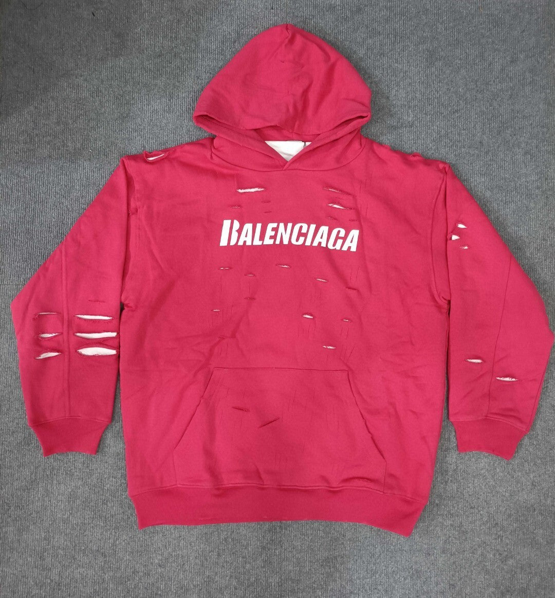 Balen - Ripped Core Oversized Hoodie