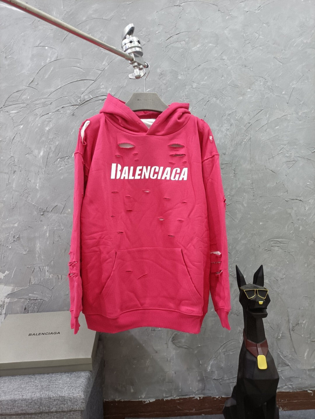 Balen - Ripped Core Oversized Hoodie