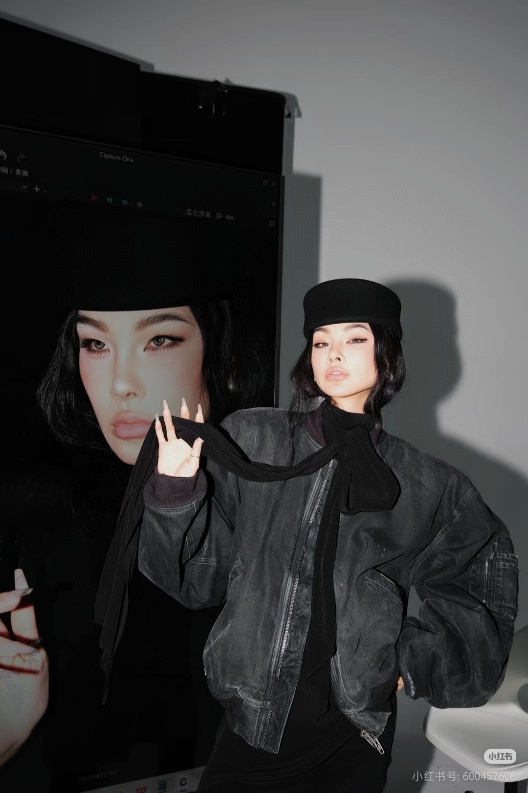 Balen - Washed Bomber Jacket