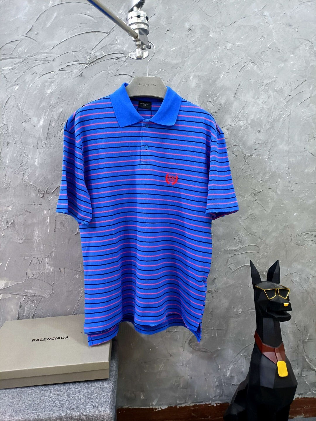 Balen - Azure Stripe Heritage Polo