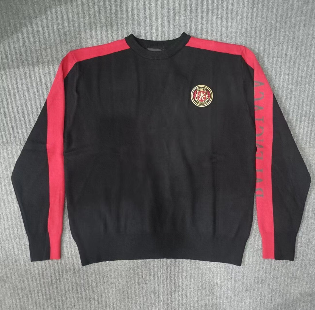 Balen - Contrast Panel Crewneck Sweatshirt