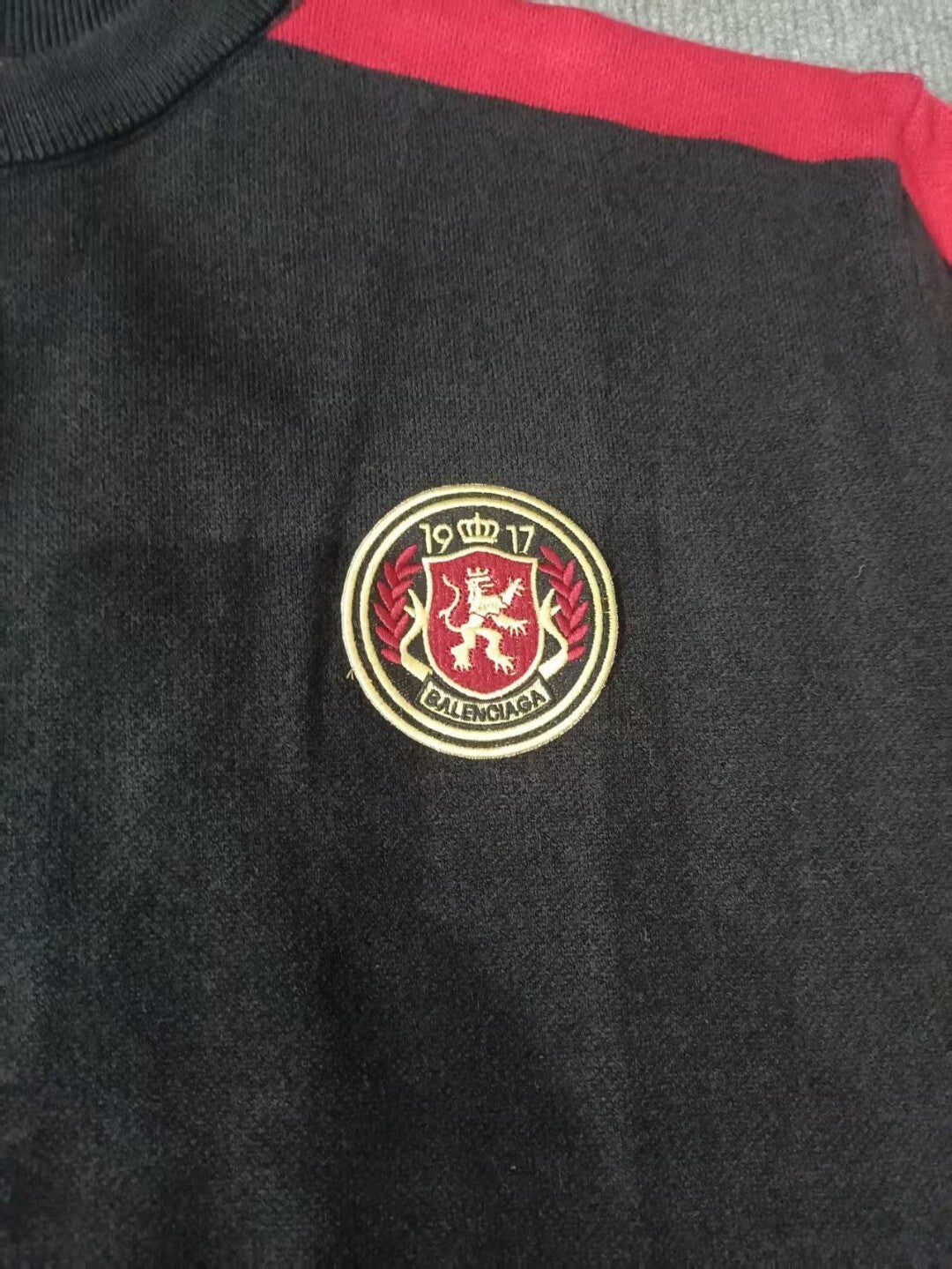 Balen - Contrast Panel Crewneck Sweatshirt