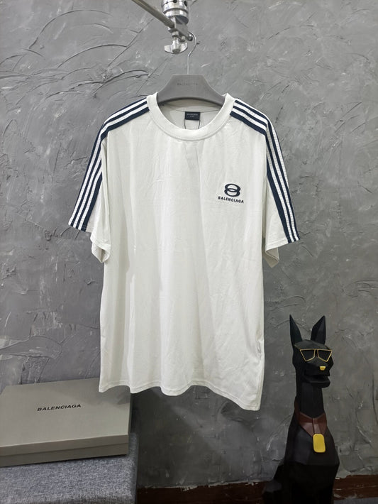 Balen - Athletic Crest Stripe Tee