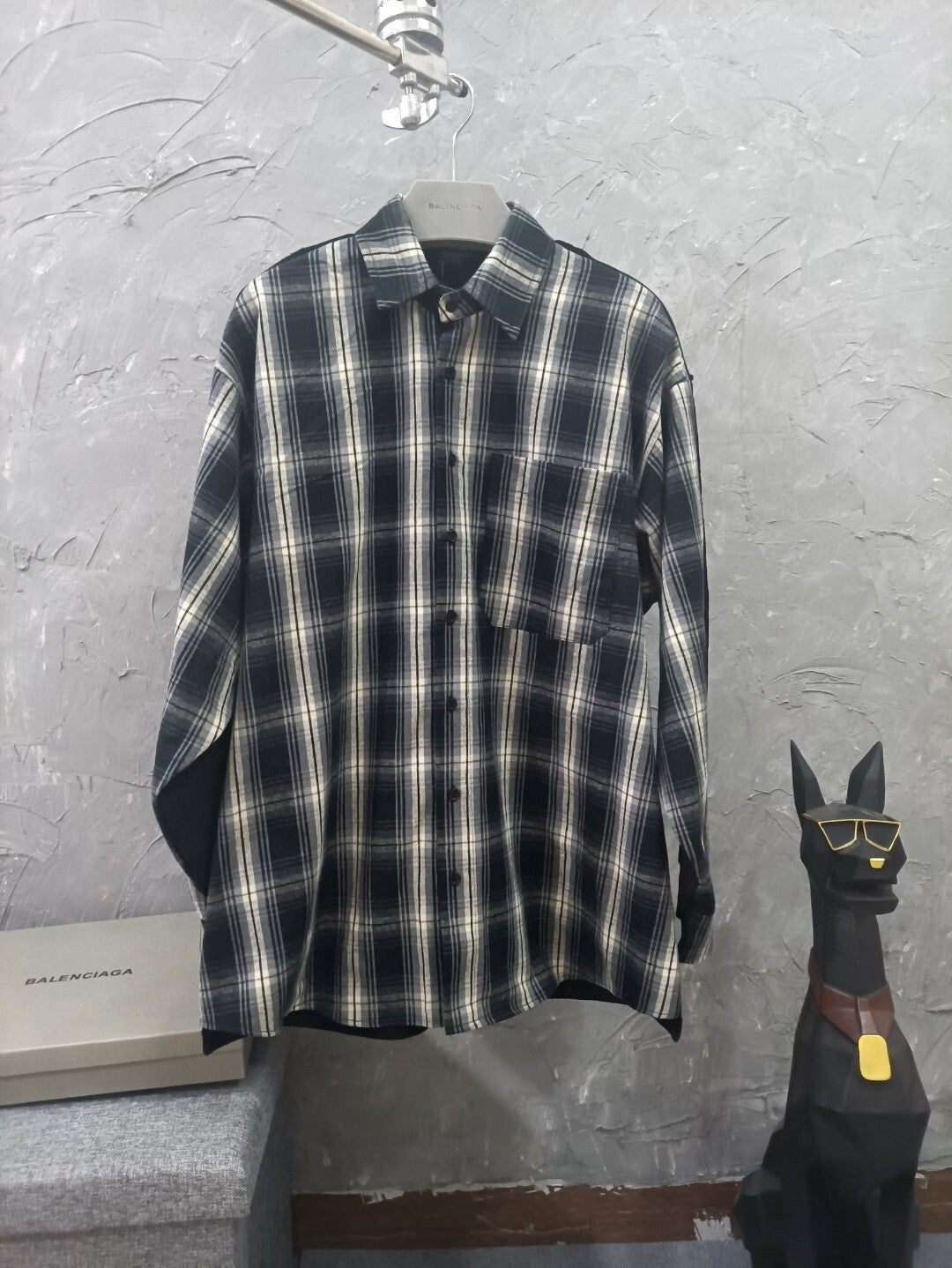Balen - Ghostline Plaid Panel Shirt