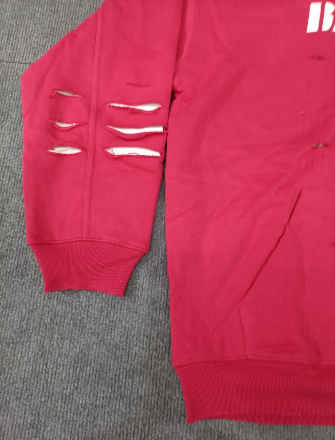 Balen - Ripped Core Oversized Hoodie