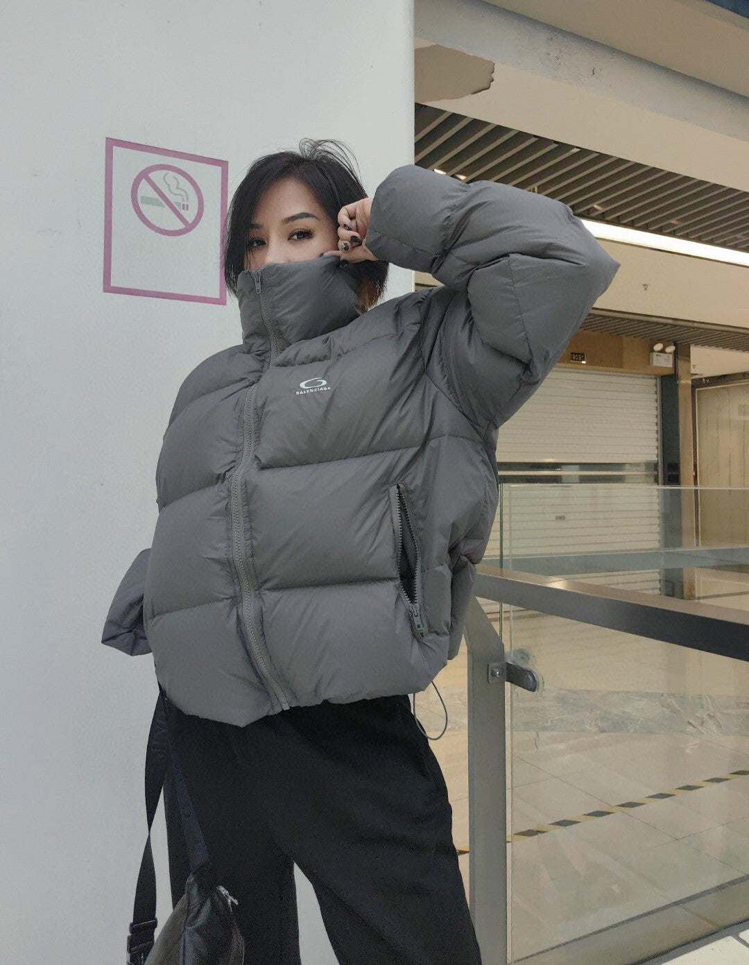 Balen - High-Neck Quilted Puffer