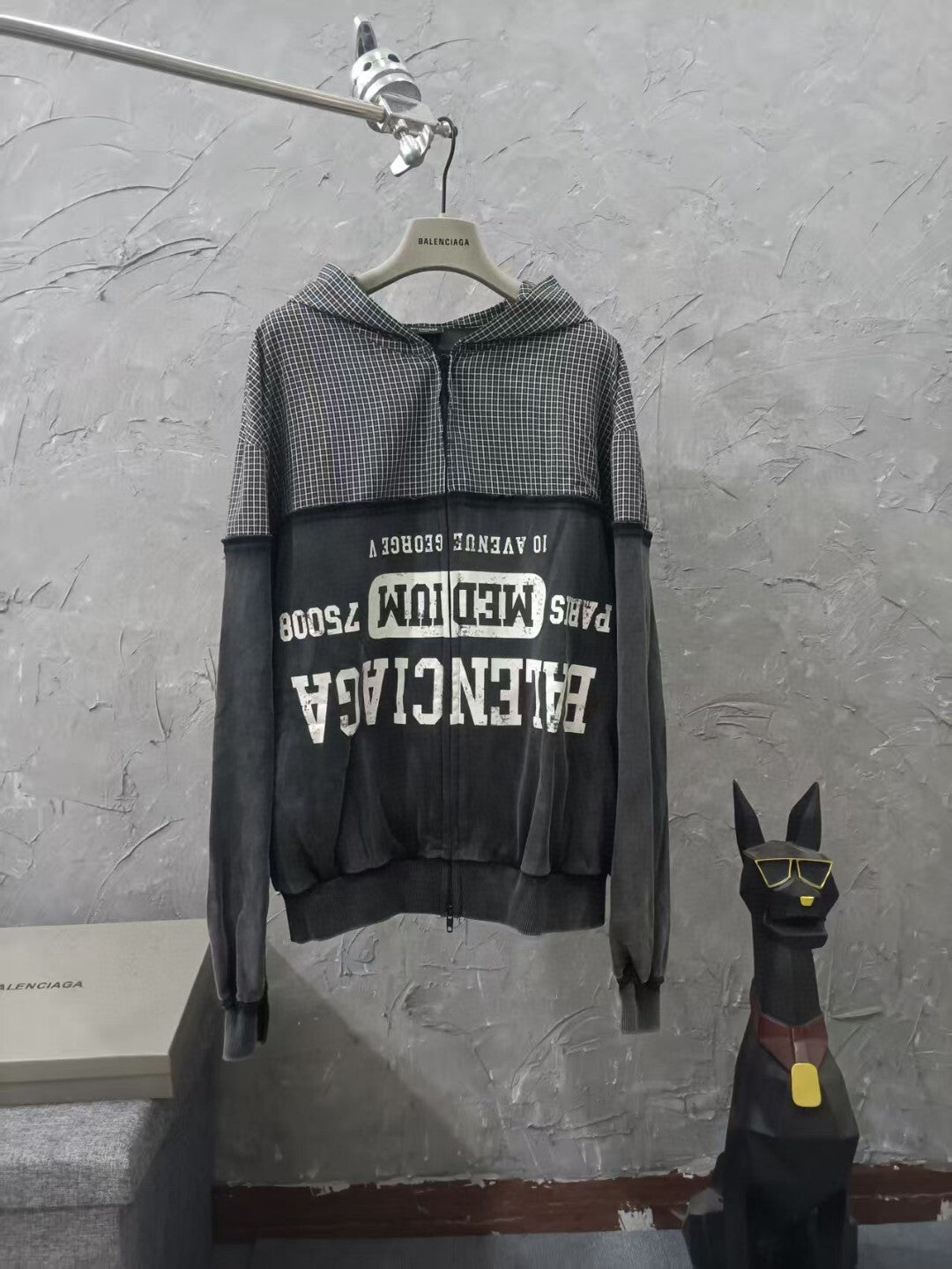 Balen - Layered Hooded Zip Jacket