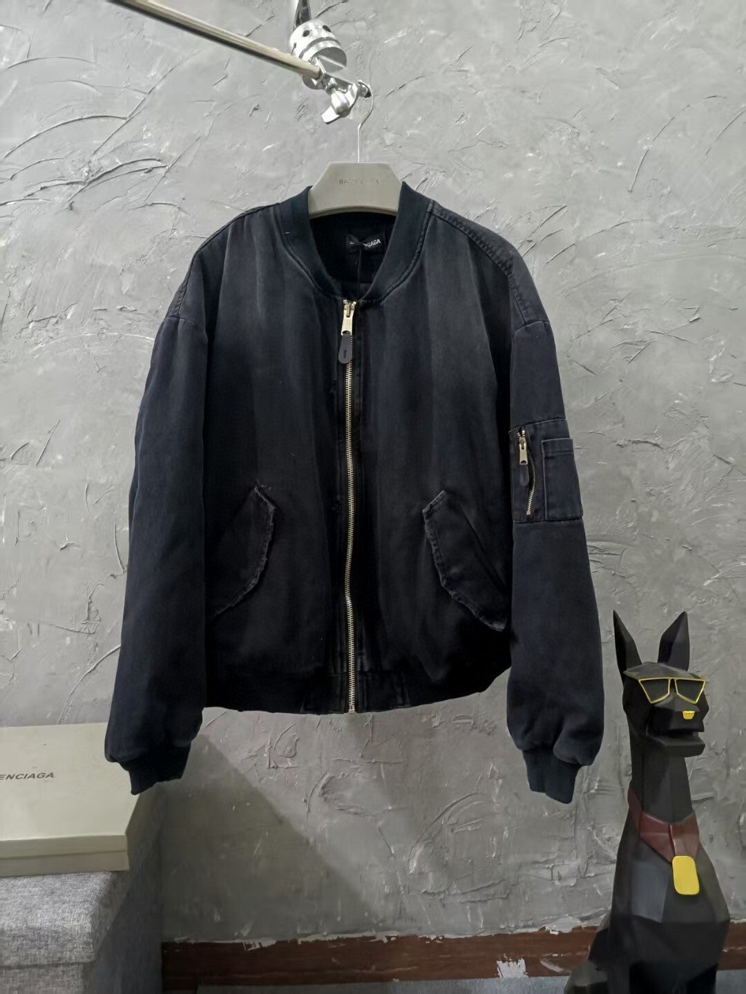 Balen - Washed Bomber Jacket