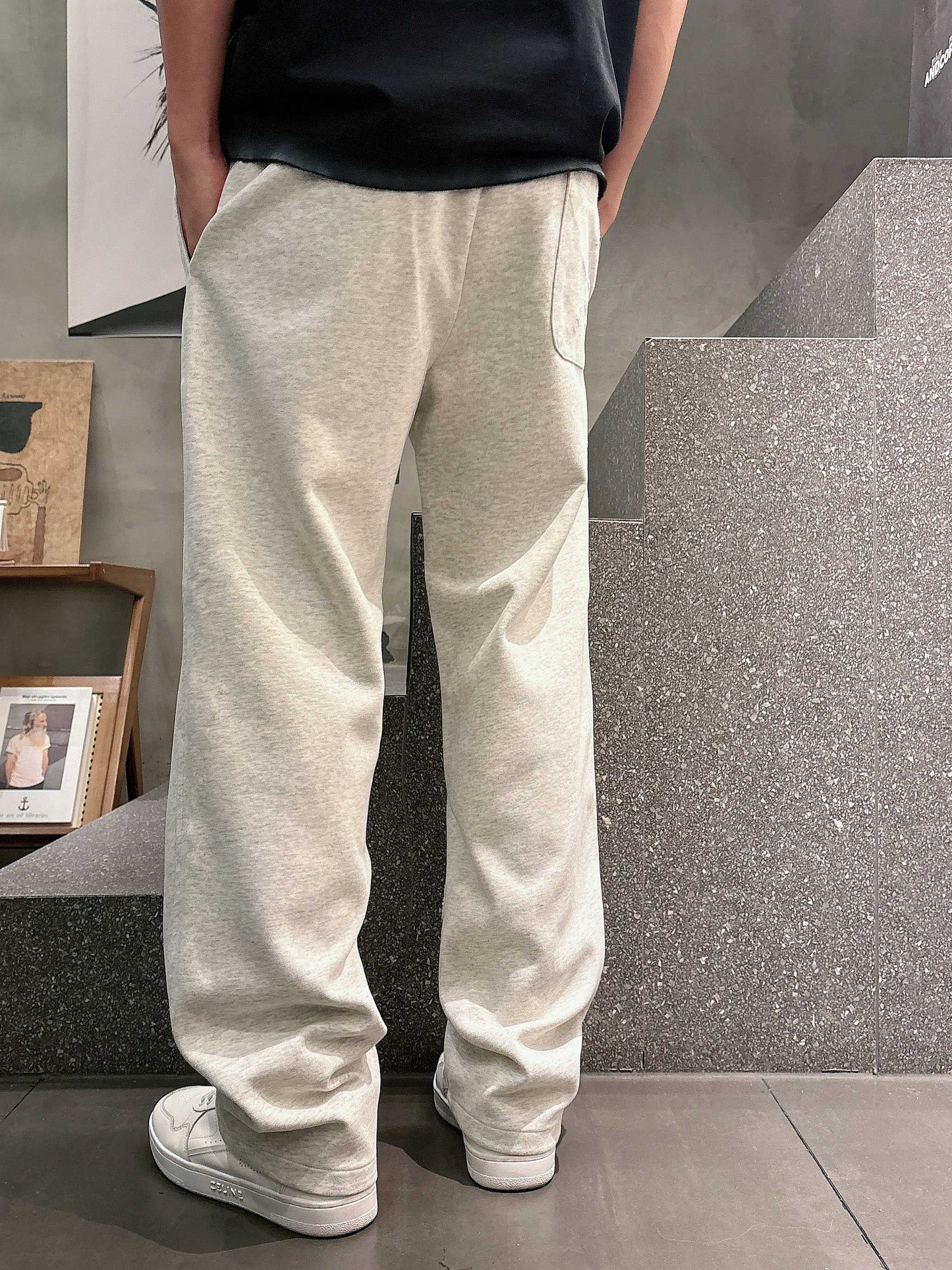 Balen - Distressed Relaxed Fit Sweatpants