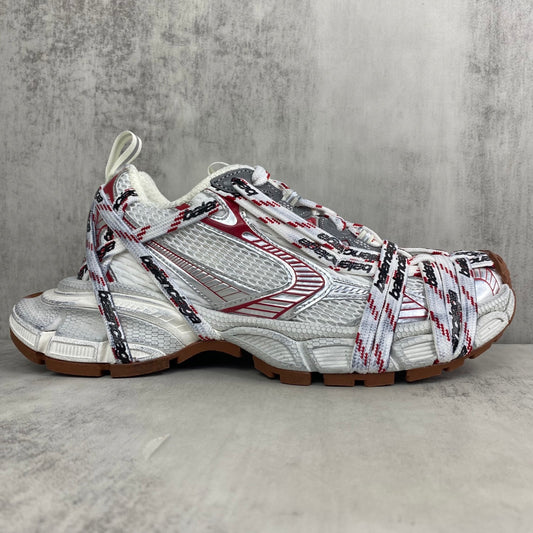 3XL Extreme Laces Sneakers in White / Red / Gum