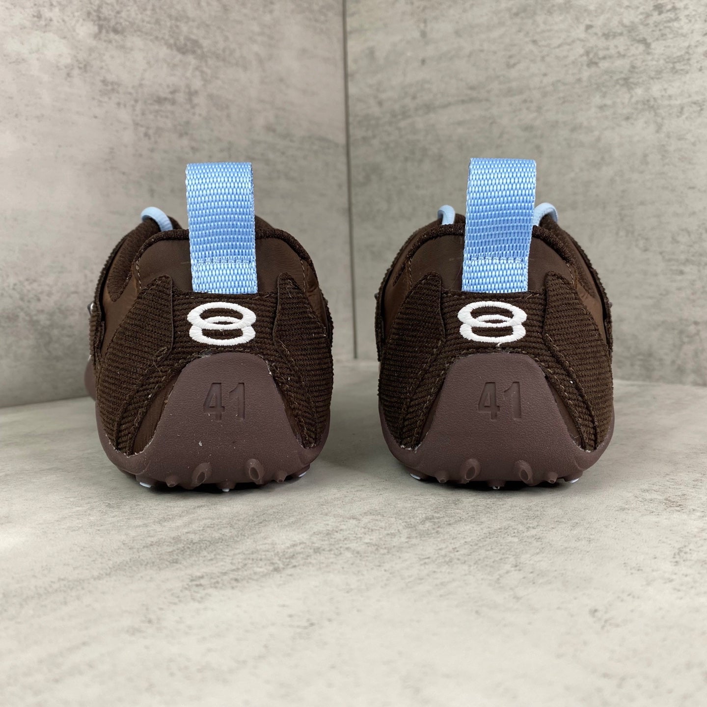 Monday Ultra Sneakers in Brown / White / Blue / Light Blue