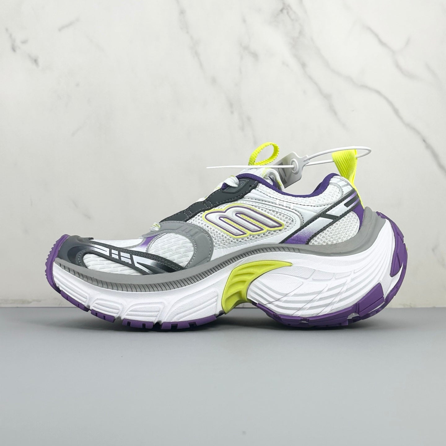 6XL Sneakers in White / Grey / Purple / Yellow