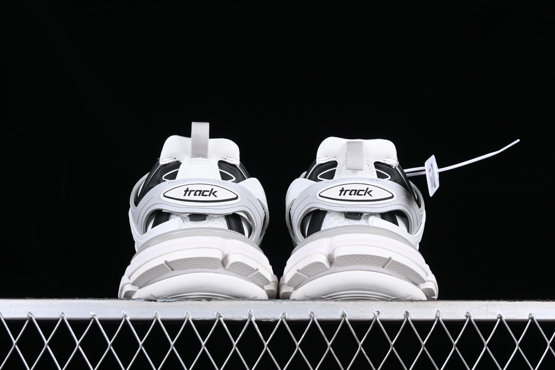 Track LED Sneakers in White / Black / Grey